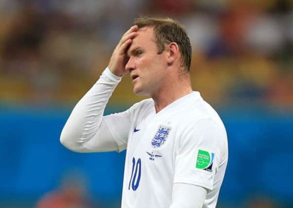 Wayne Rooney could be moved into the middle as Hodgson looks to shuffle his squad. Picture: PA