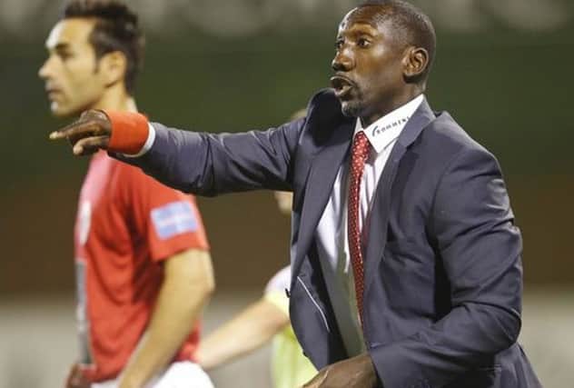 Jimmy Floyd Hasselbaink is reportedly keen on the Hibs job. Picture: Getty