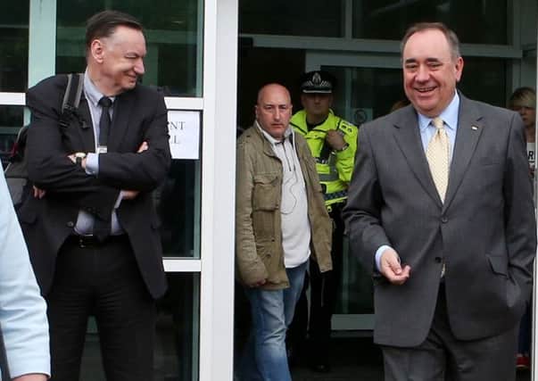 Campbell Gunn, left, is one of First Minister Alex Salmonds small army of spads. Picture: PA