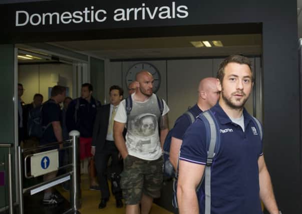 Scotland captain Greig Laidlaw arrives home after playing his part in the summer tour. Picture: SNS
