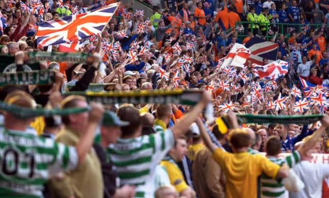 Sectarianism has been less prominent in headlines since the shelving of Old Firm matches. Picture: PA