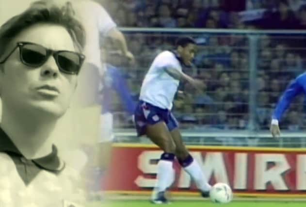 Complaints were made about songs such as New Order's World in Motion featuring John Barnes