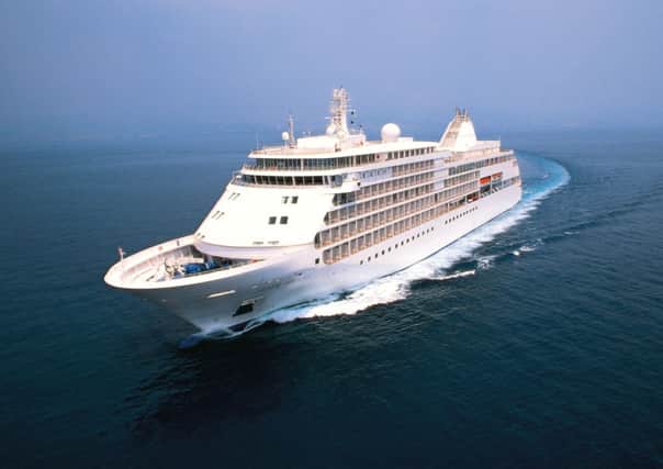 The Silver Whisper cruise liner. Picture: Contributed