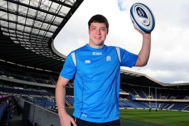 Grant Gilchrist will captain Scotland against Argentina on Friday. Picture: Ian Rutherford