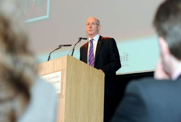 John Swinney said all the main UK parties are signed up to further hardline spending cuts. Picture: Lisa Ferguson