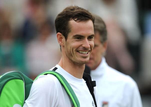 Andy Murray boosted his Wimbledon preparations with a straightsets win over Tommy Robredo. Picture: PA
