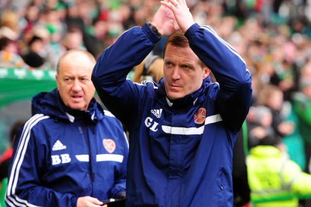 Former Hearts manager Gary Locke will be looking forward to being back in the dug out at Kilmarnock next season. Picture: Ian Rutherford