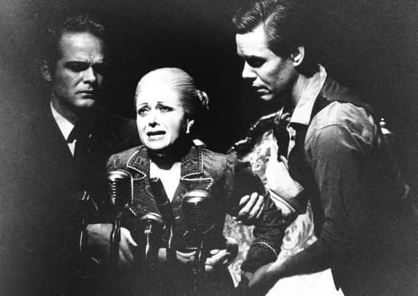 On this day in 1978, Evita opened at the Prince Edward Theatre in London. Picture: Getty