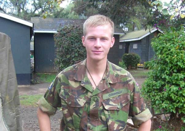Black Watch Soldier Private Mark Connolly died in May 2011 and his body has been kept in a morgue in England for over 3 years Picture: Paul Reid