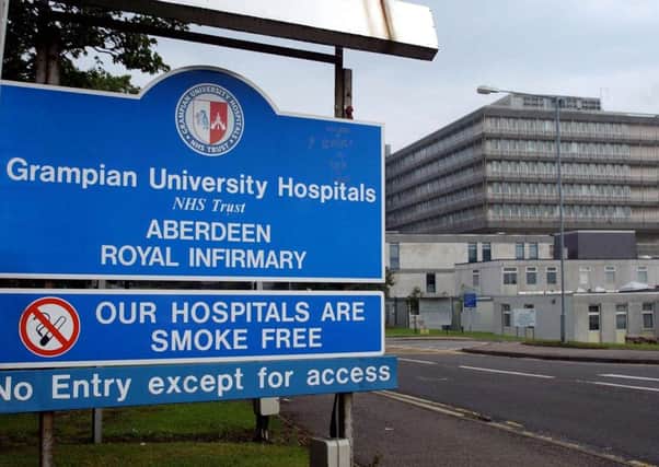 Aberdeen Royal Infirmary where Turner lost his job after claims he posed for pictures wearing a patients underwear. Picture: hemedia