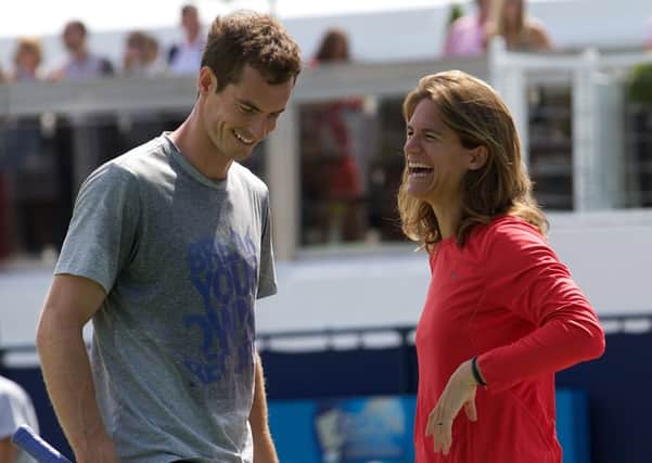 Winner by smiles: Amelie Mauresmo hopes to guide Andy Murray to a second Wimbledon title. Picture: Getty