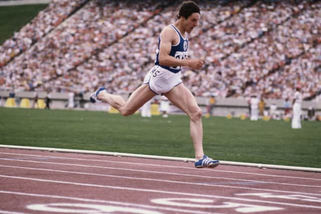 Allan Wells at Edmonton in 1978. Picture: Getty