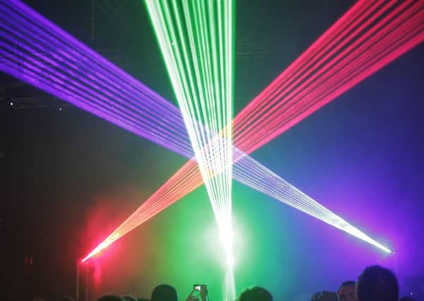 Robin Foxs RGB Laser Show. Picture: Contributed