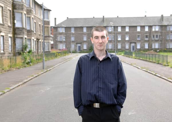 Former gang member Liam Mcemerson is part of the Includem Intense Support, the organisation helps young people turn their lives around.  Picture: TSPL