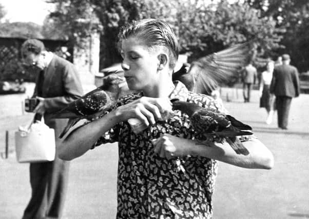 A young Terry Nutkins, who Maxwell took under his wing. Picture: contributed