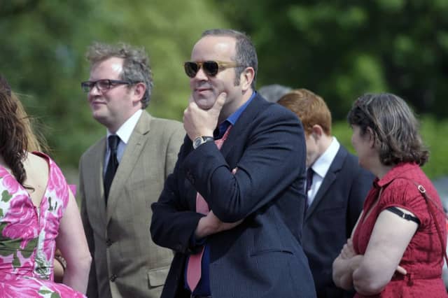 Actors such as Greg Hemphill attended the funeral of theatre star David MacLennan. Picture: TSPL