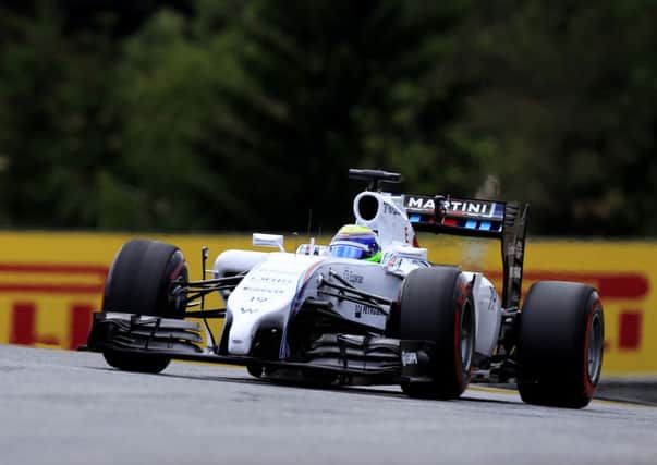 Felipe Massa set the fastest qualifying time yesterday. Picture: Reuters