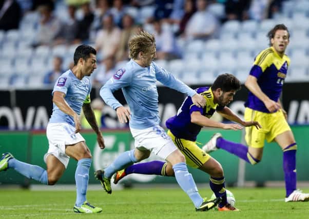 Summer football gives teams such as Malmo an advantage over Scottish opponents in early rounds. Picture: Getty