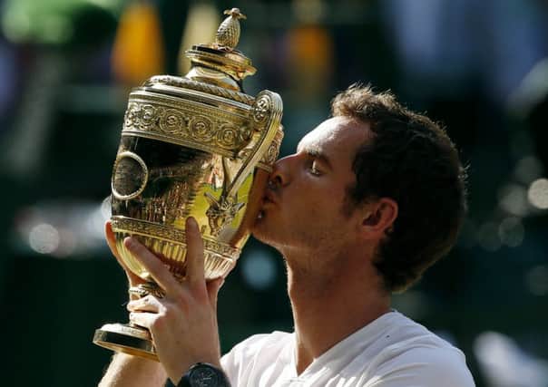 Andy Murray might benefit from a Wimbledon victory but Scottish retail sales don't fare so well. Picture: PA
