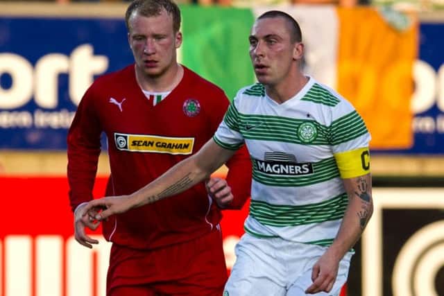 Scott Brown faced Cliftonville in last seasons Champions League qualifiers  a tie which could be repeated this year. Picture: SNS