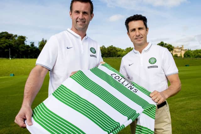 Celtic manager Ronny Deila and new assistant John Collins are targeting Mikkel Diskerud and Stefan Scougall. Picture: SNS