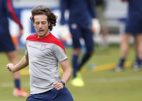 United States' Mix Diskerud is a target for Ronny Deila and Celtic. Picture: AP