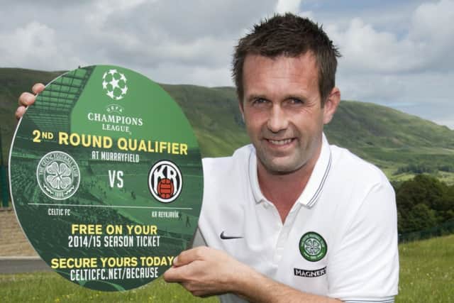 New Celtic manager Ronny Deila promotes his sides Champions League qualifying round  tie. Picture: SNS