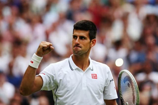 Novak Djokovic barely had to break sweat as he brushed Andrey Golubev aside. Picture: Getty