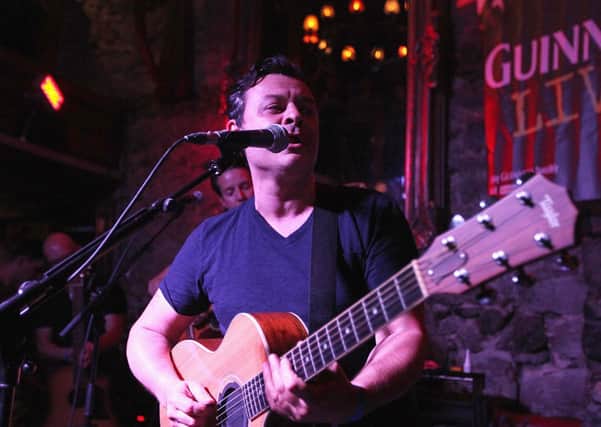 James Dean Bradfield of the Manic Street Preachers performs  in Galway, Ireland. Picture: Getty