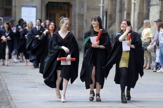 Scotland 'could struggle to maintain its system of free education for home students', according to the report. Picture: John Devlin