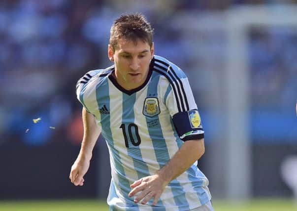 Lionel Messi will be looking to inspire Argentina to a third win in Group F when they face Nigeria. Picture: AP