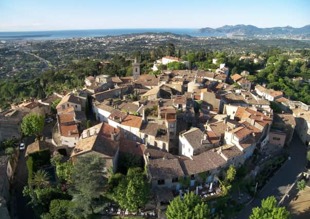 The town of Mougins, on the Cote D'Azur. Picture: Contributed