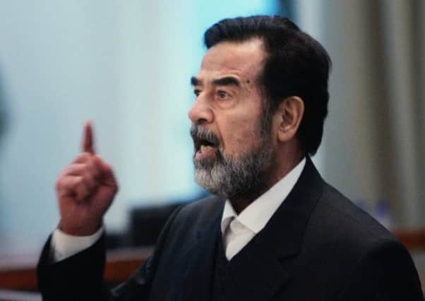 Lord Richards said there was 'no doubt' Saddam Hussein was a very brutal dictator. Picture: Getty