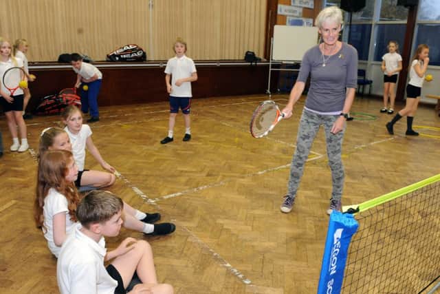 Judy Murray who is a firm believer in grassroots tennis, told of her shock when her son rescued a dog from traffic. Picture: TSPL
