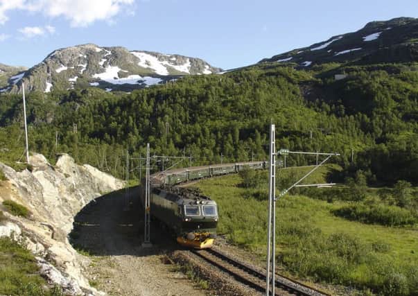 Seven hours of Scandinavian rail journeys beats the usual in-flight choices. Picture: Getty