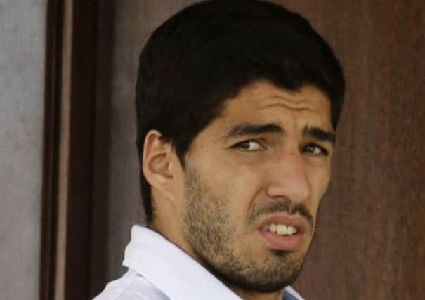 Suarez in Natal yesterday. Picture: AP
