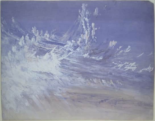John Ruskin - Study of Clouds in Turners Campo Santo, Venice, 1859-60. Picture: Contributed