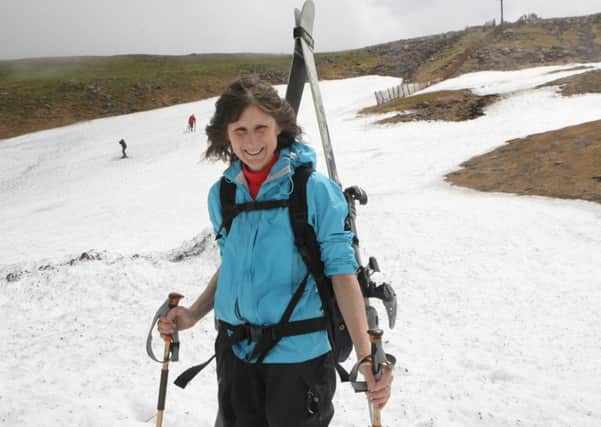 Helen Rennie has been skiing for 56 consecutive months. Picture: Peter Jolly