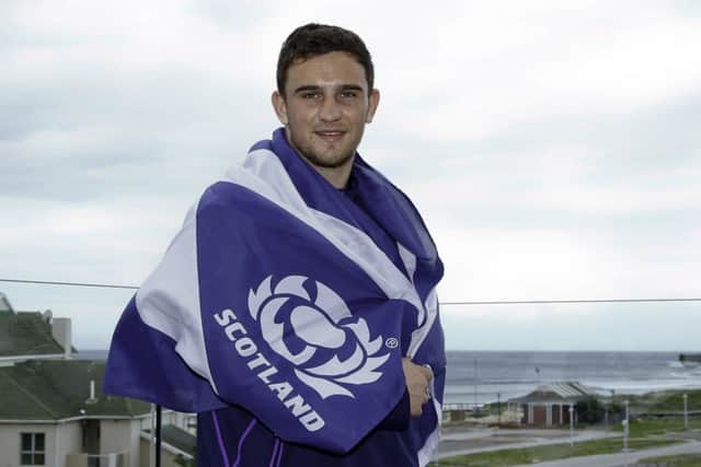 Glasgow Warriors number eight Adam Ashe, who won the John McPhail scholarship. Picture: SNS/SRU