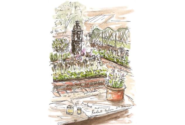 Redhall walled garden in Slateford. Picture: EdinburghSketcher