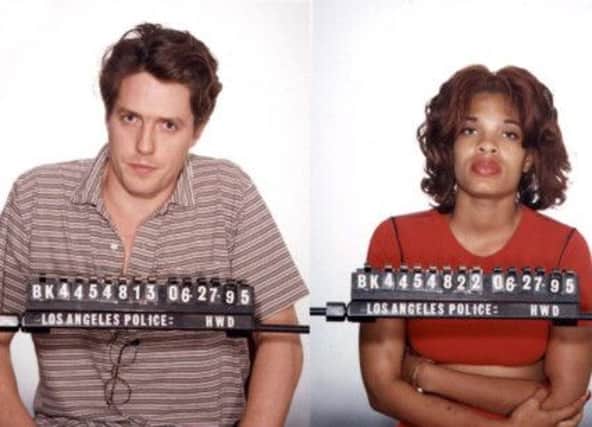 On this day in 1996, film star Hugh Grant was arrested in Los Angeles and charged with indecent conduct with a prostitute