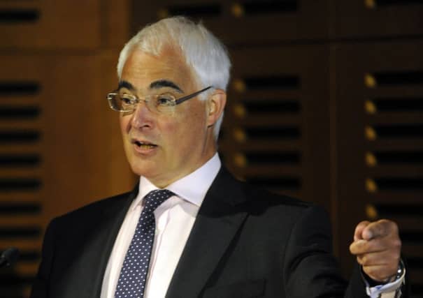 Alistair Darling: Scared of debate, says Alex Salmond. Picture: Julie Bull