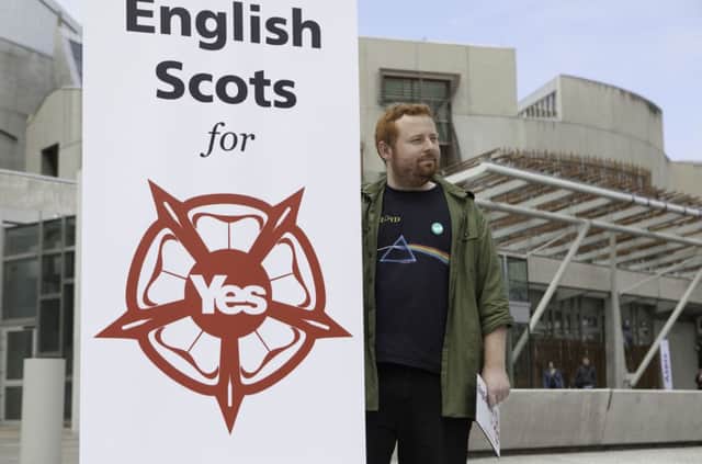 Michael Williamson from Merseyside who has been in Scotland for seven years. Picture: Toby Williams