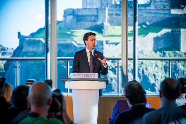 Miliband will highlight the significant role that Scots have played over the history of the Union. Picture: Ian Georgeson
