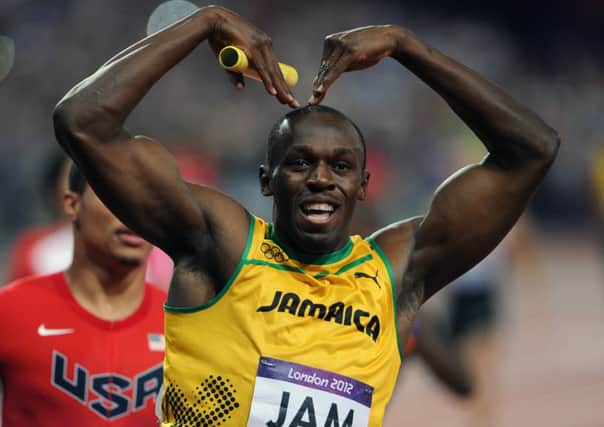 Usain Bolt said he would love to compete in Glasgow but that it was up to his coach. Picture: Ian Rutherford