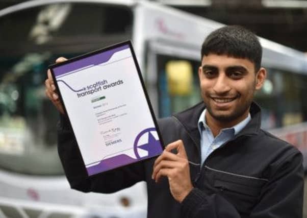The partnership won the coveted Transport Team of the Year title at the 2014 Scottish Transport Awards last week Picture: Contributed