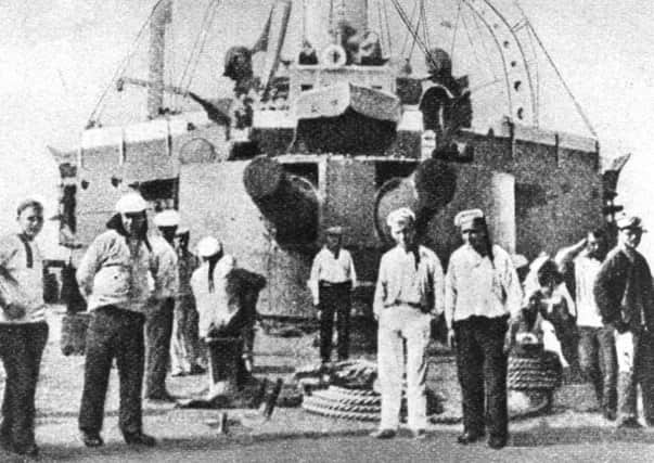 On this day in 1905, sailors on the Russian battleship Potemkin mutinied. Picture: Hulton Archive
