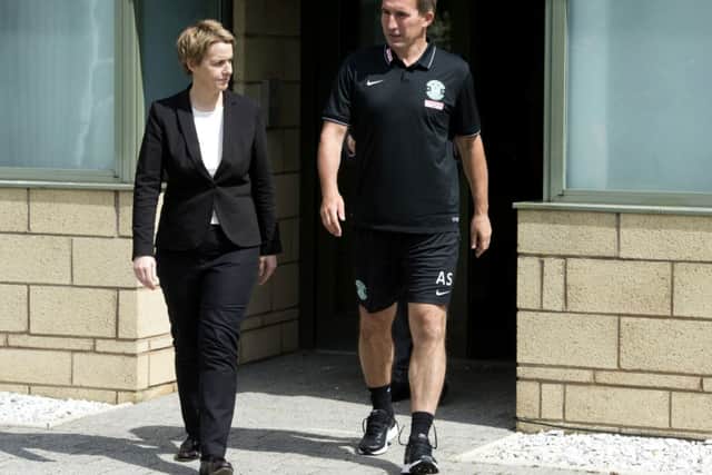 Leeann Dempster believes Alan Stubbs will offer Hibs something special. Picture: SNS