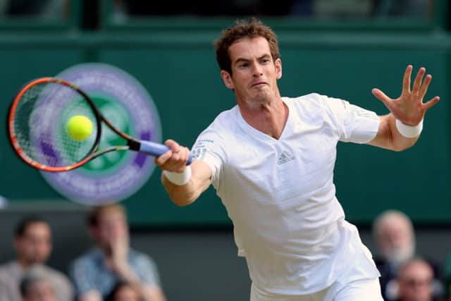 Andy Murray in action against Spain's Roberto Bautista Agut. Picture: PA