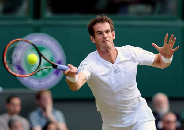 Andy Murray in action against Spain's Roberto Bautista Agut. Picture: PA